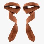 Leather weightlifting straps
